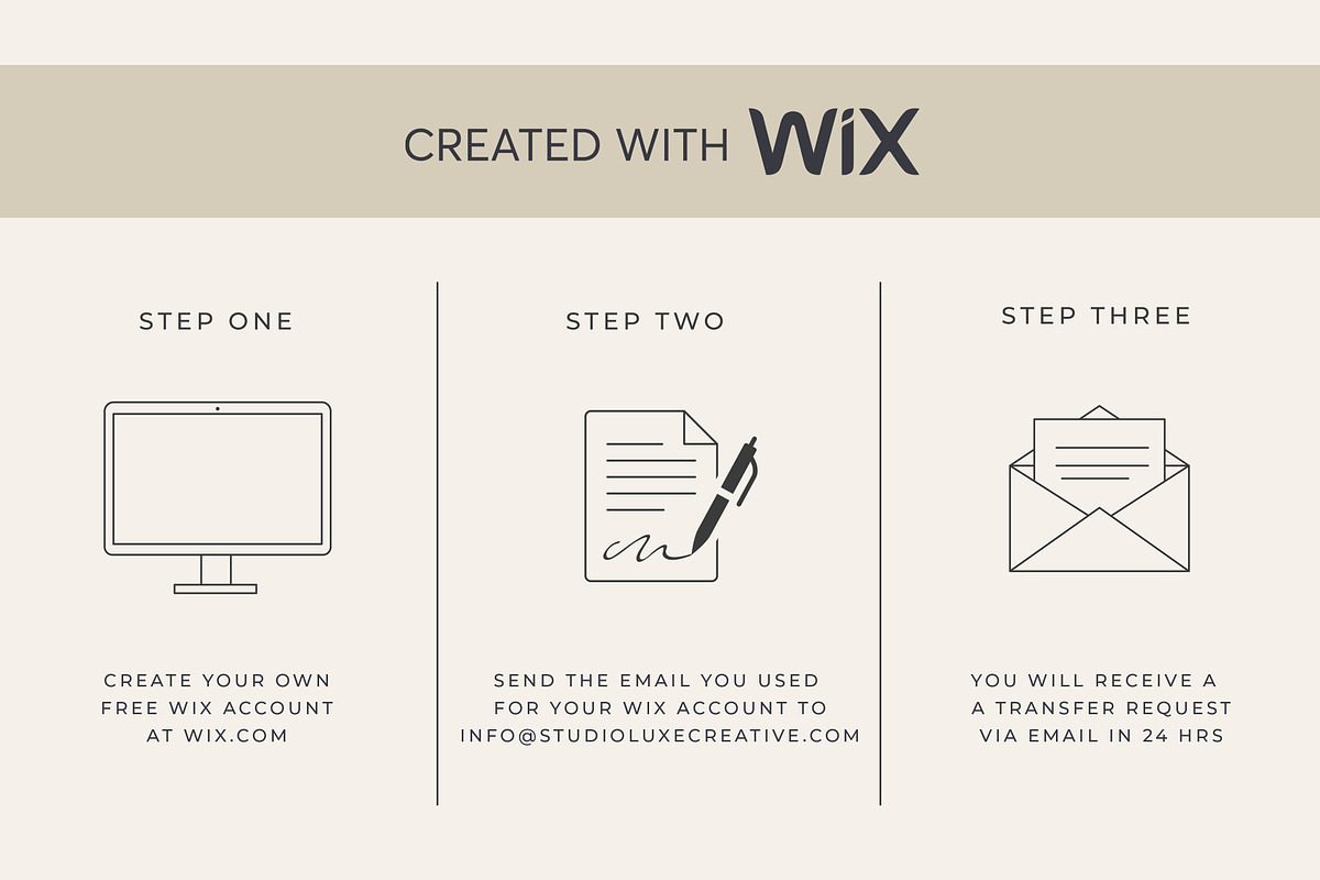Coaching Wix Website Template, a Wix Template by Studio Luxe Creative (Photo 10 of 12)