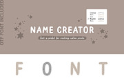 Kids Name creator Nursery art & Font, an Animal Illustration by tatiletters (Thumbnail 10 of 12)