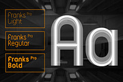 Franks Pro, a Sans Serif Font by Philippe Moesch (Thumbnail 2 of 9)
