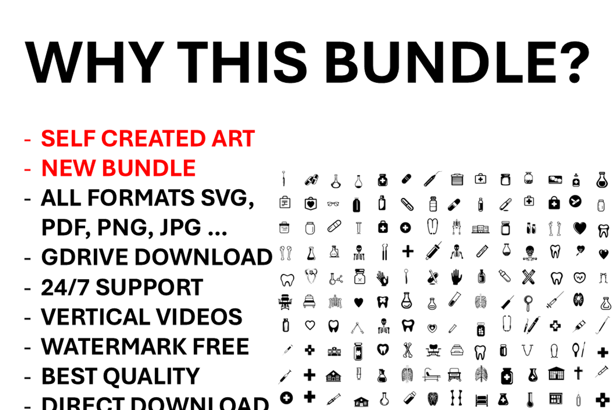 Medical Icons Icon Bundle svg Icon, an Icon by IconValue (Photo 2 of 2)