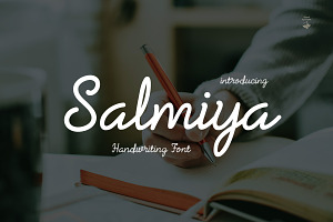 Salmiya - Elegant Handwriting, a Handwritten Font by haniefart