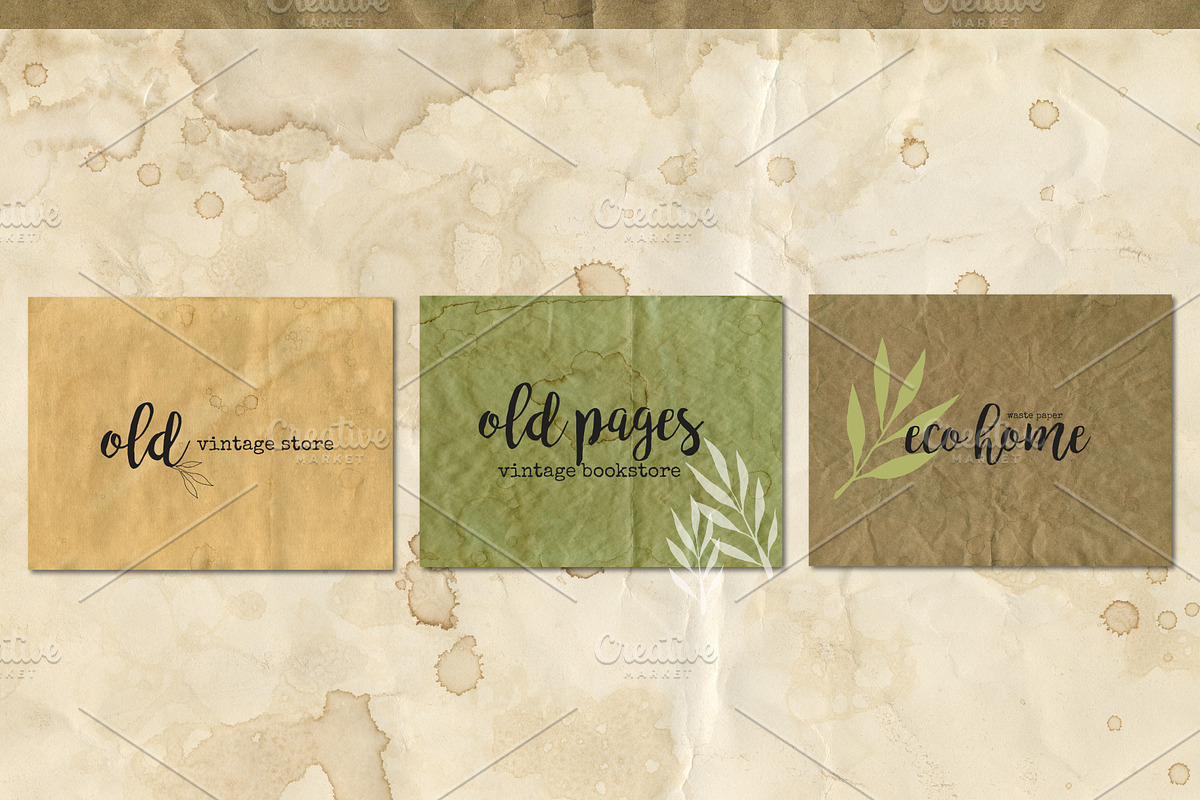 Set of old paper textures, a Texture Graphic by Noli Molly Store (Photo 4 of 4)