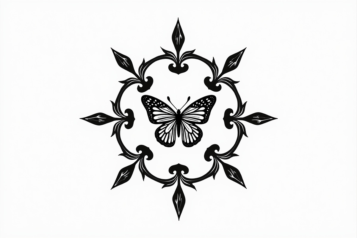 Elegant Butterfly Set, an Illustration by Gfx_Store (Photo 3 of 9)