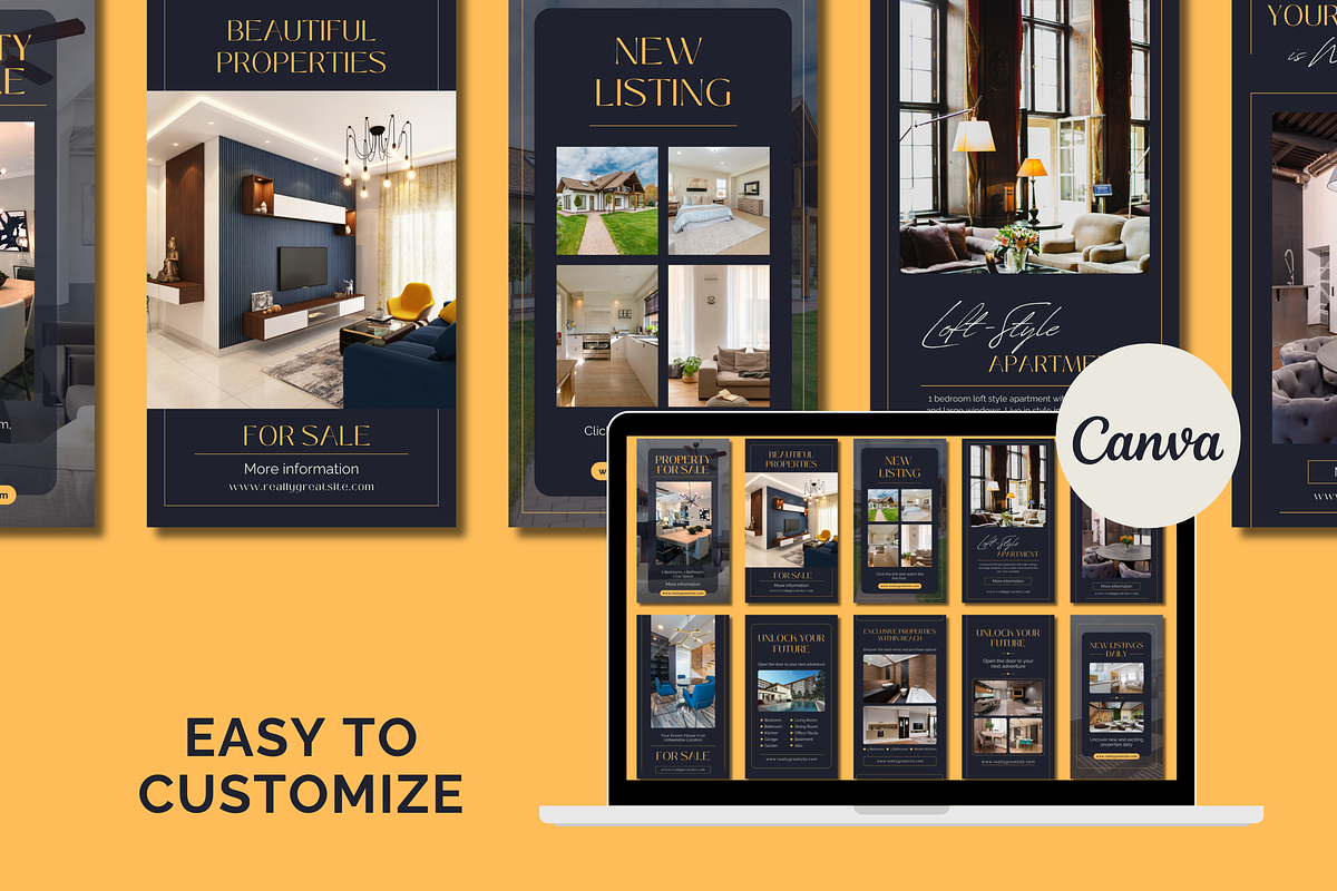 70+ Real Estate Instagram Stories, a Templates & Theme by TemplateCastleStore (Photo 8 of 9)