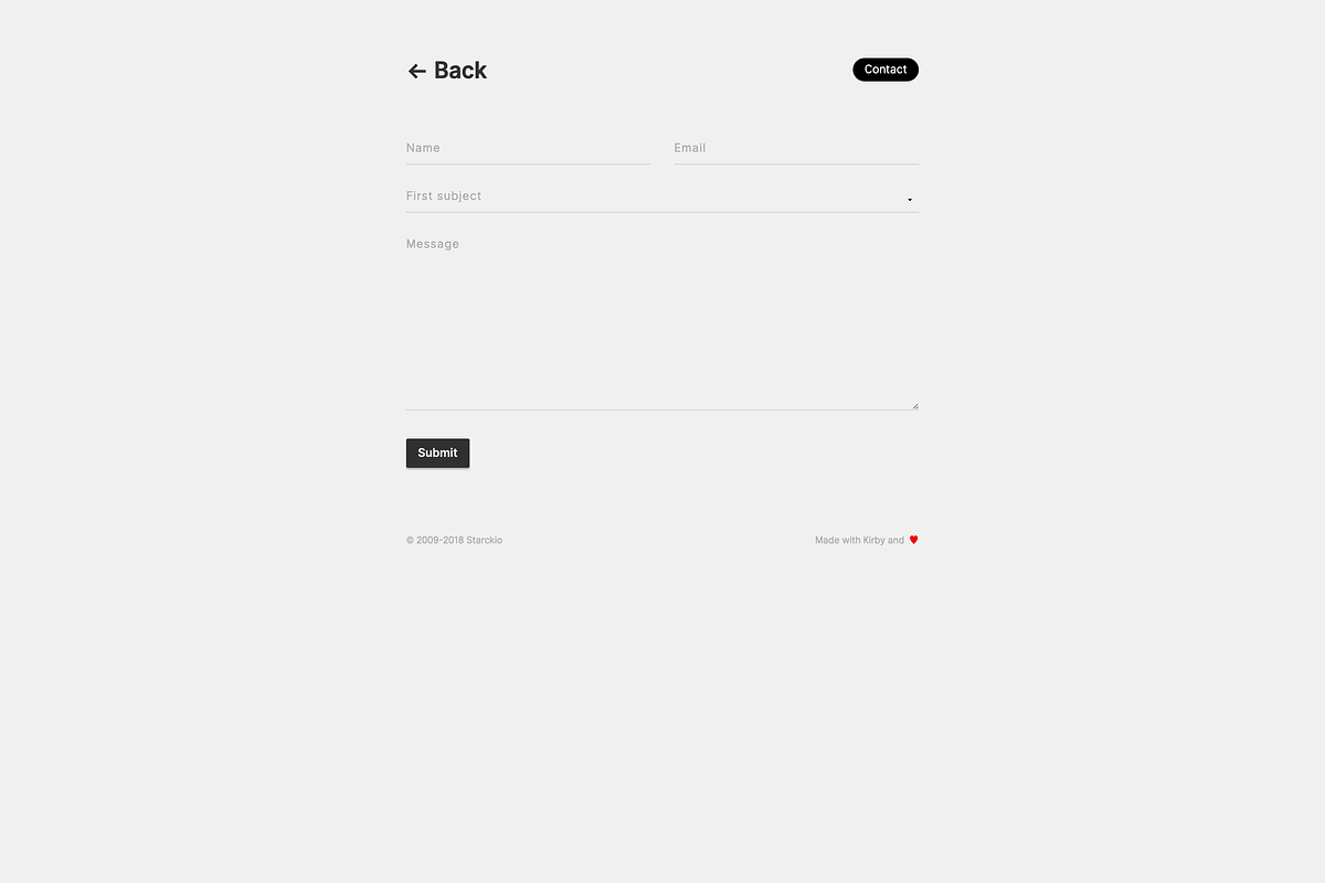Epsilon, for Kirby 3.× CMS, a Templates & Theme by Starckio (Photo 3 of 3)