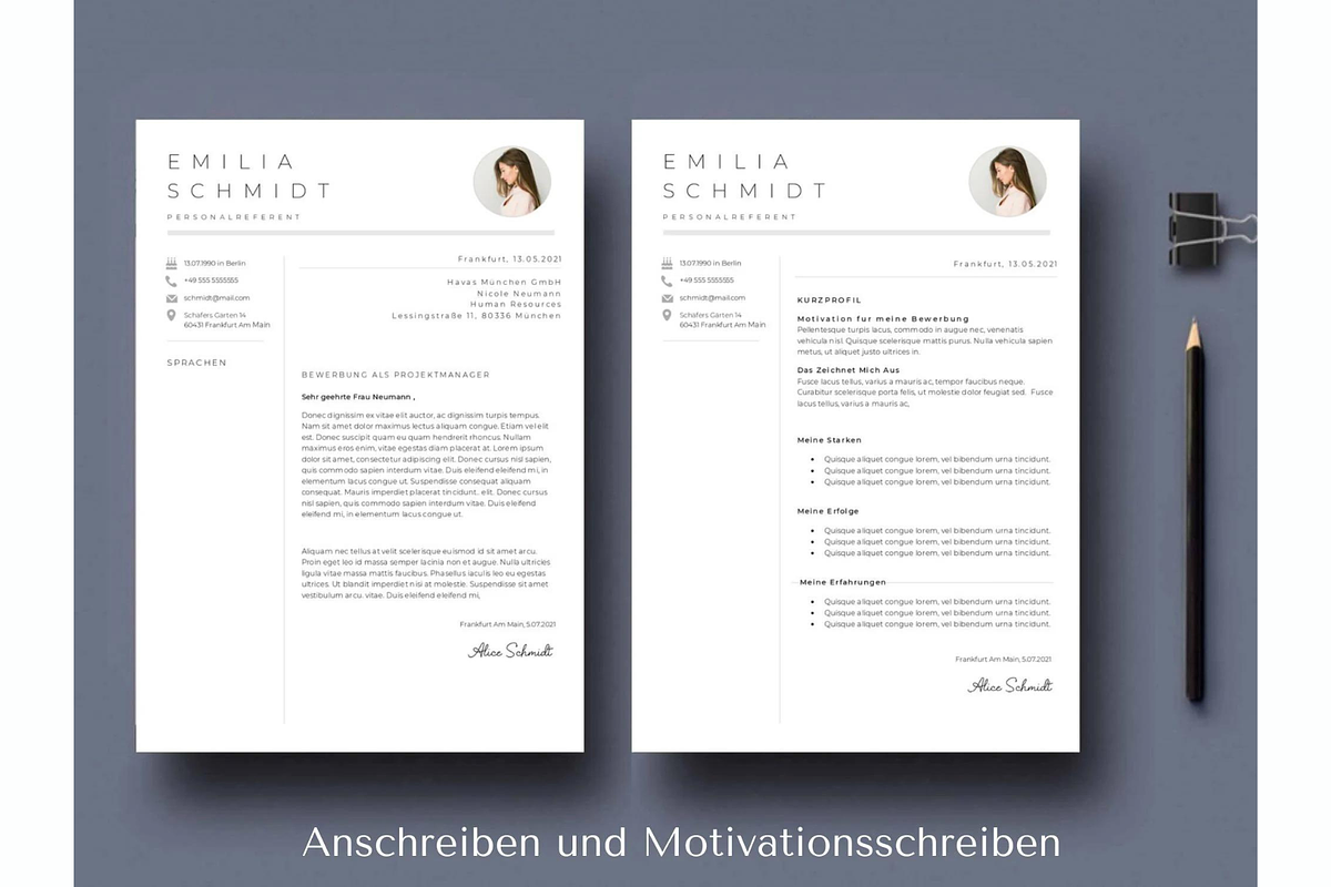 Bewerbungsvorlagen Word Lebenslauf, a Resume Template by Climbwithelevator (Photo 5 of 10)