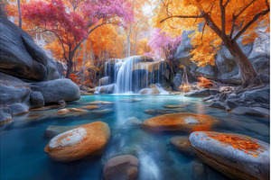 Autumn in a national park forest, a Nature Photo by ZinetroN