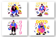 10 Outfit of the Day OOTD Vector, a Person Illustration by denayunebgt (Thumbnail 3 of 4)