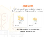 20 Century History.Color line Icons, an Outline Icon by Yeticrab (Thumbnail 2 of 16)