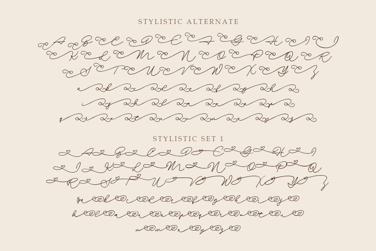 Helena and Smith | A Lovely Script, a Script Font by Colllab Studio (Photo 11 of 14)