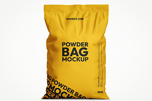 Powder Sack Mockup, a Packaging Mockup by Designer Dude