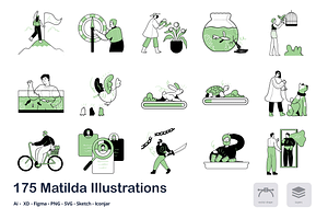 Matilda - 175 Illustrations