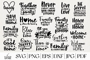 Family SVG Bundle - Family Quotes, an Object Graphic by IllustratorAnnie (Thumbnail 1 of 5)