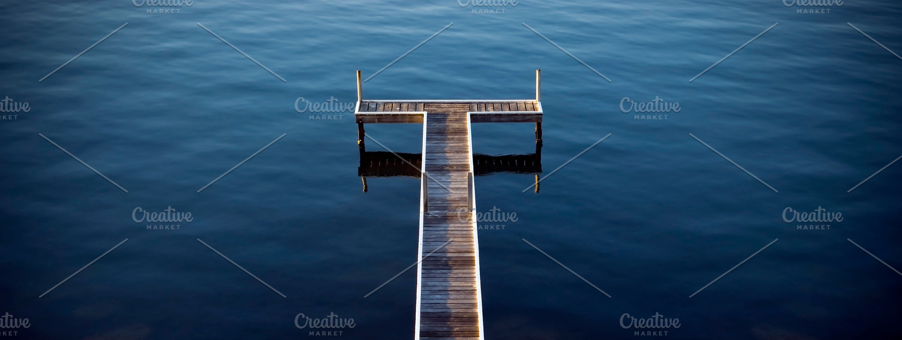 Tropical Paradise Pier Over Water, a Nature Photo by THP Creative