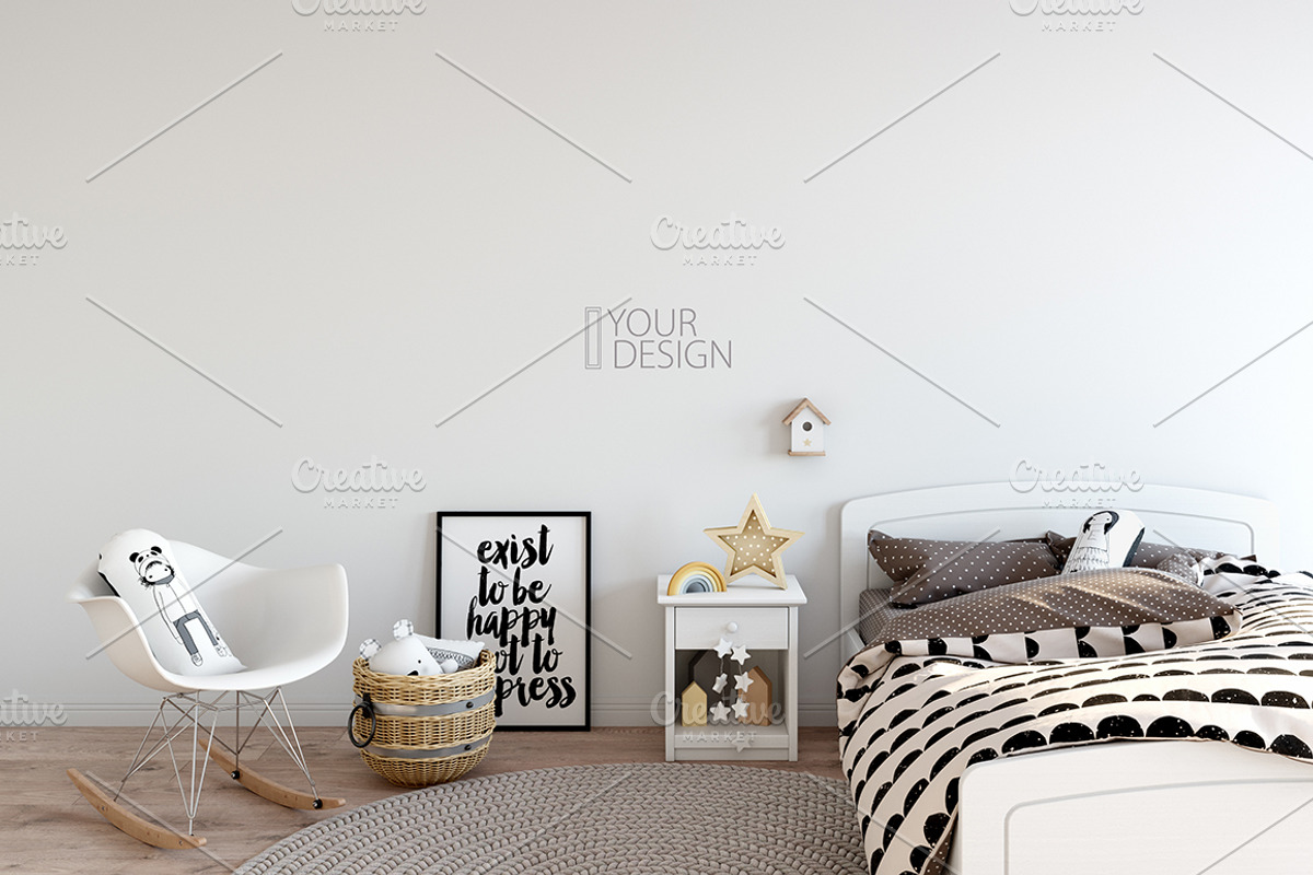 KIDS WALL & FRAMES Mockup Bundle - 2, a Print Template by Yuri-U (Photo 35 of 43)