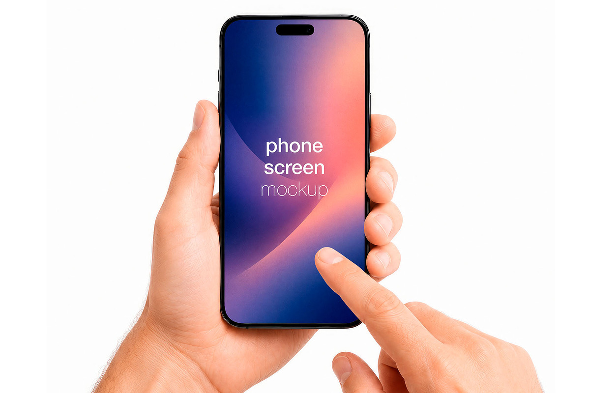 Phone Screen Mockups Pack, an Android Mockup by McLittle Stock (Photo 11 of 13)