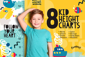 Kids Height Charts Bundle