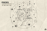 Zodiac signs line art + Procreate, a Decorative Illustration by Skliarova (Thumbnail 15 of 16)
