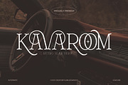 Kavaroom – Retro Slab Serif Font, a Serif Font by Flawless And Co (Thumbnail 1 of 10)
