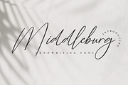 Middleburg Handwriting Font, a Handwritten Font by Mayofont (Thumbnail 1 of 8)