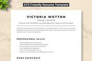 Travel Nurse Resume Template, a Resume Template by ResumeInventor (Thumbnail 1 of 9)