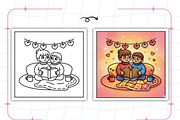 Romantic Vibes Bold & Easy, a Decorative Illustration by Ink Gallery (Thumbnail 2 of 9)