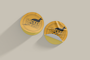 Circle Sticker Mockup, an Advertising Mockup by groens (Thumbnail 4 of 5)