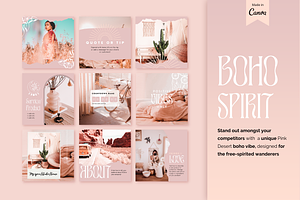 Instagram Post Templates - Boho