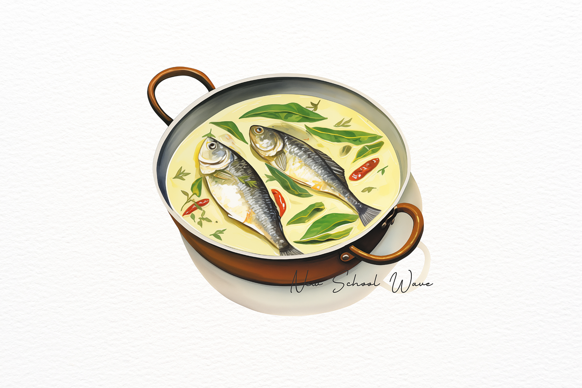 Fish Seafood Clipart, an Animal Illustration by New-School-Wave (Photo 3 of 5)