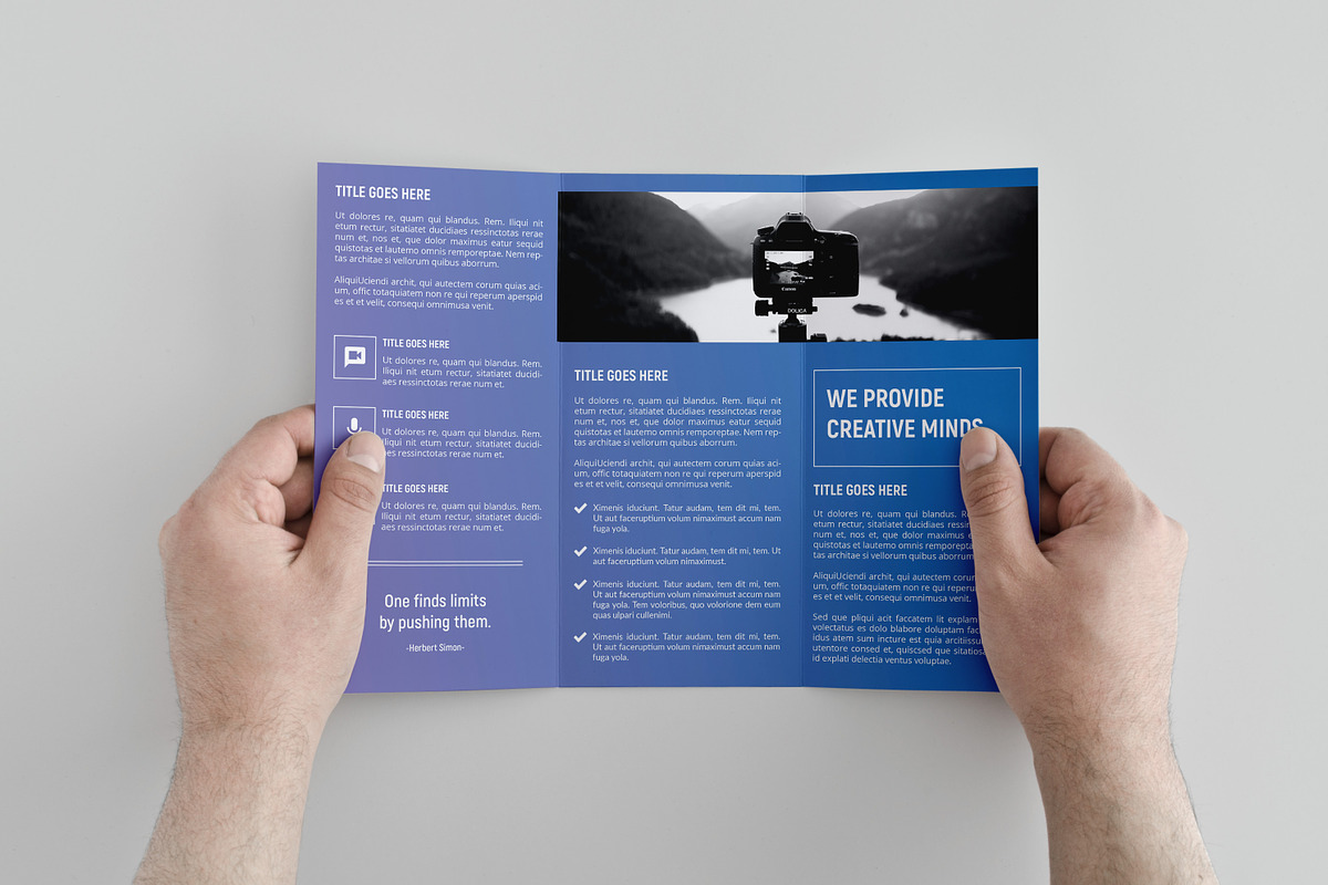 Corporate Trifold Brochure Template, a Brochure Template by assaiv (Photo 3 of 8)
