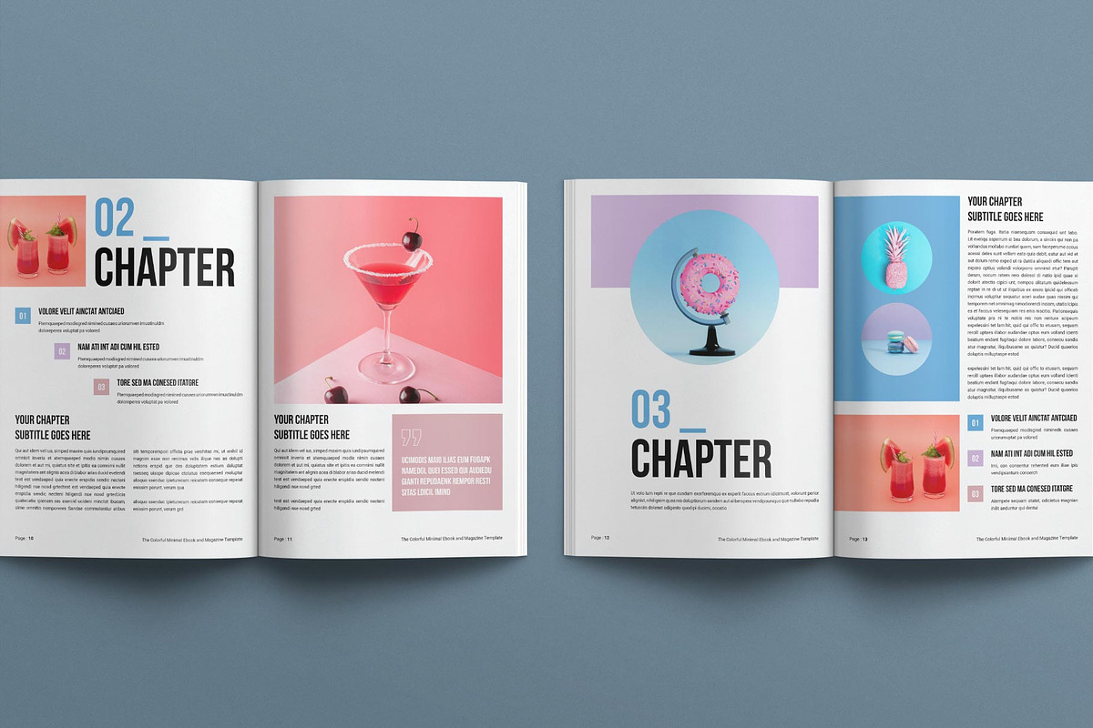 Minimal E-book and Magazine Template, a Magazine Template by E-Type (Photo 5 of 8)
