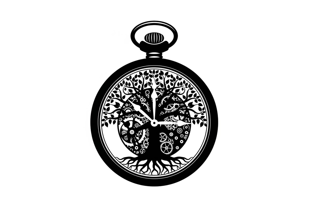 Steampunk Tree of Life Symbol Bundle, an Illustration by yasushie (Photo 13 of 31)