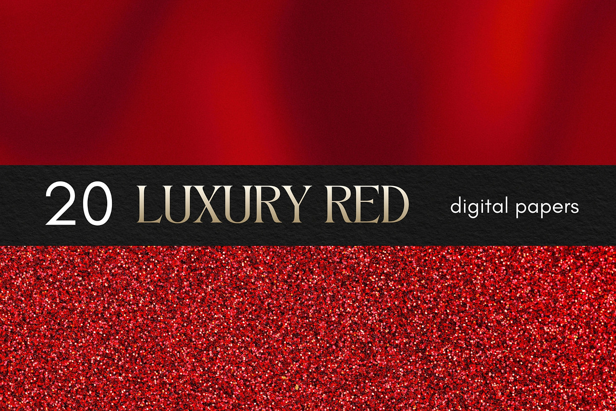 Luxury Red Digital Paper Pack, a Texture Graphic by Business Chic (Photo 2 of 5)