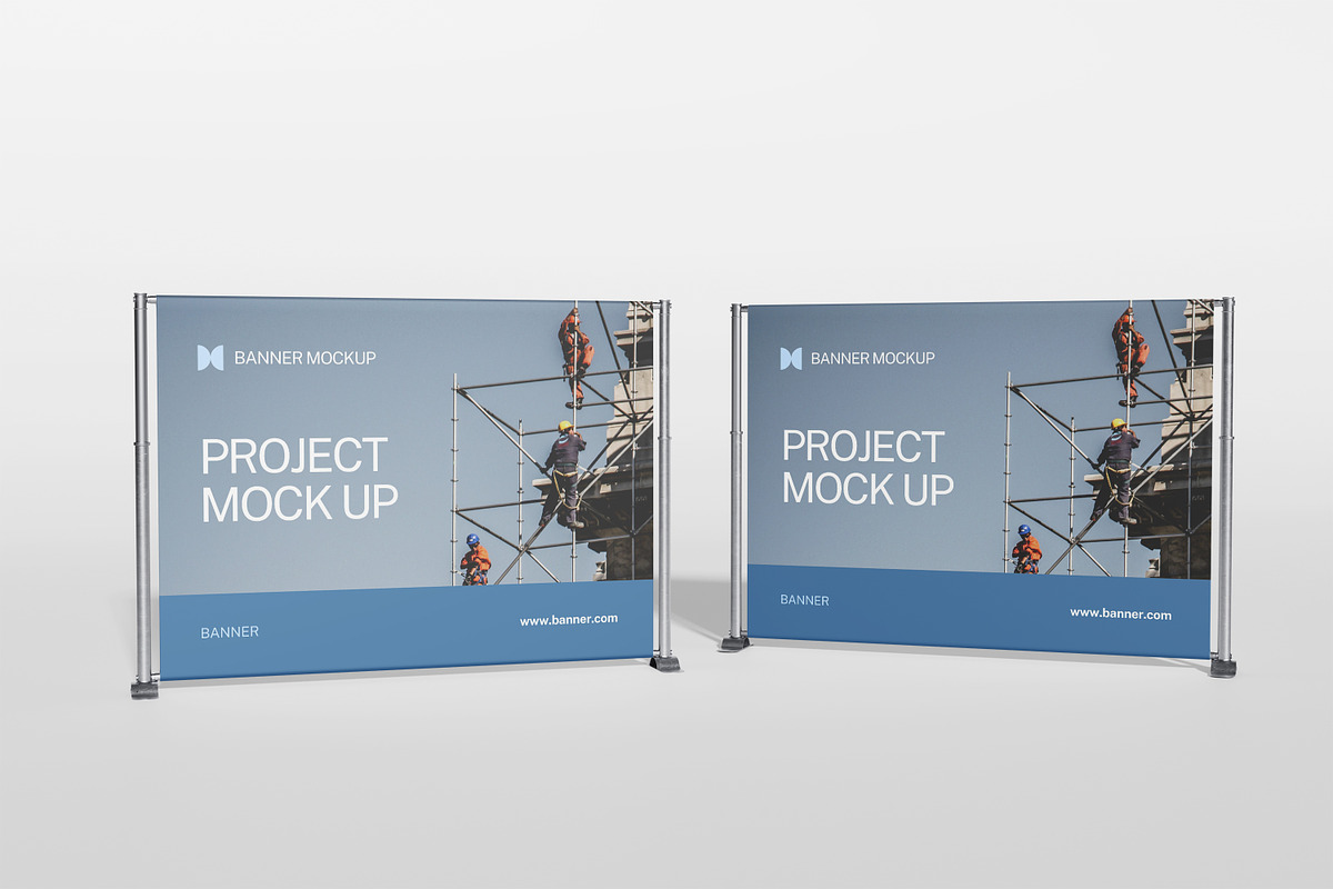 Roll Up Banner Mockup, a Business Card Template by kebunmockup (Photo 4 of 5)