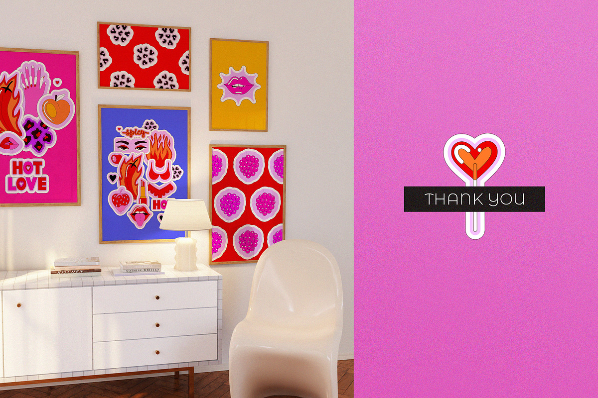 Passion - Bright Love Collection, a Decorative Illustration by Leila Divine (Photo 13 of 13)