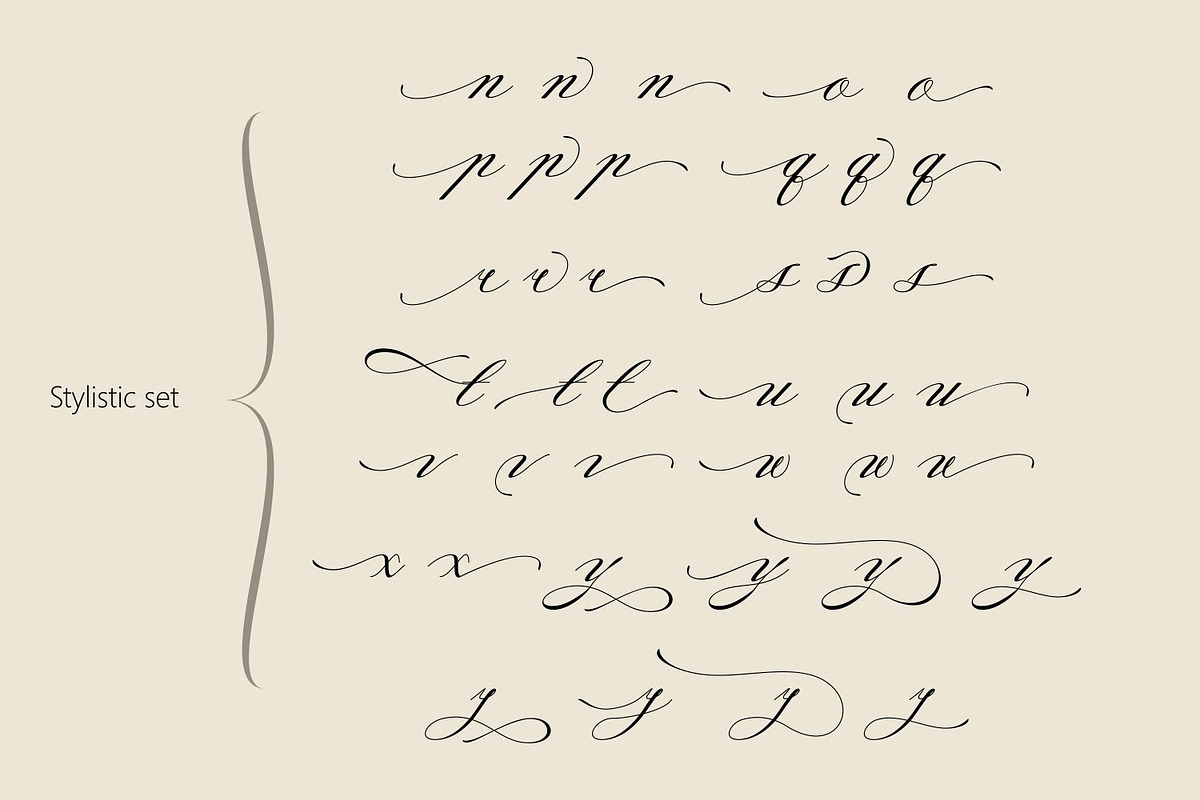 Ravely Belle Script Wedding Font, a Script Font by WhymoreArt (Photo 10 of 12)