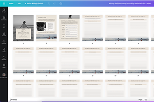 Self Discovery Journal Canva