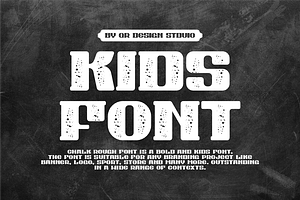 Chalk Rough - Kids & School Font