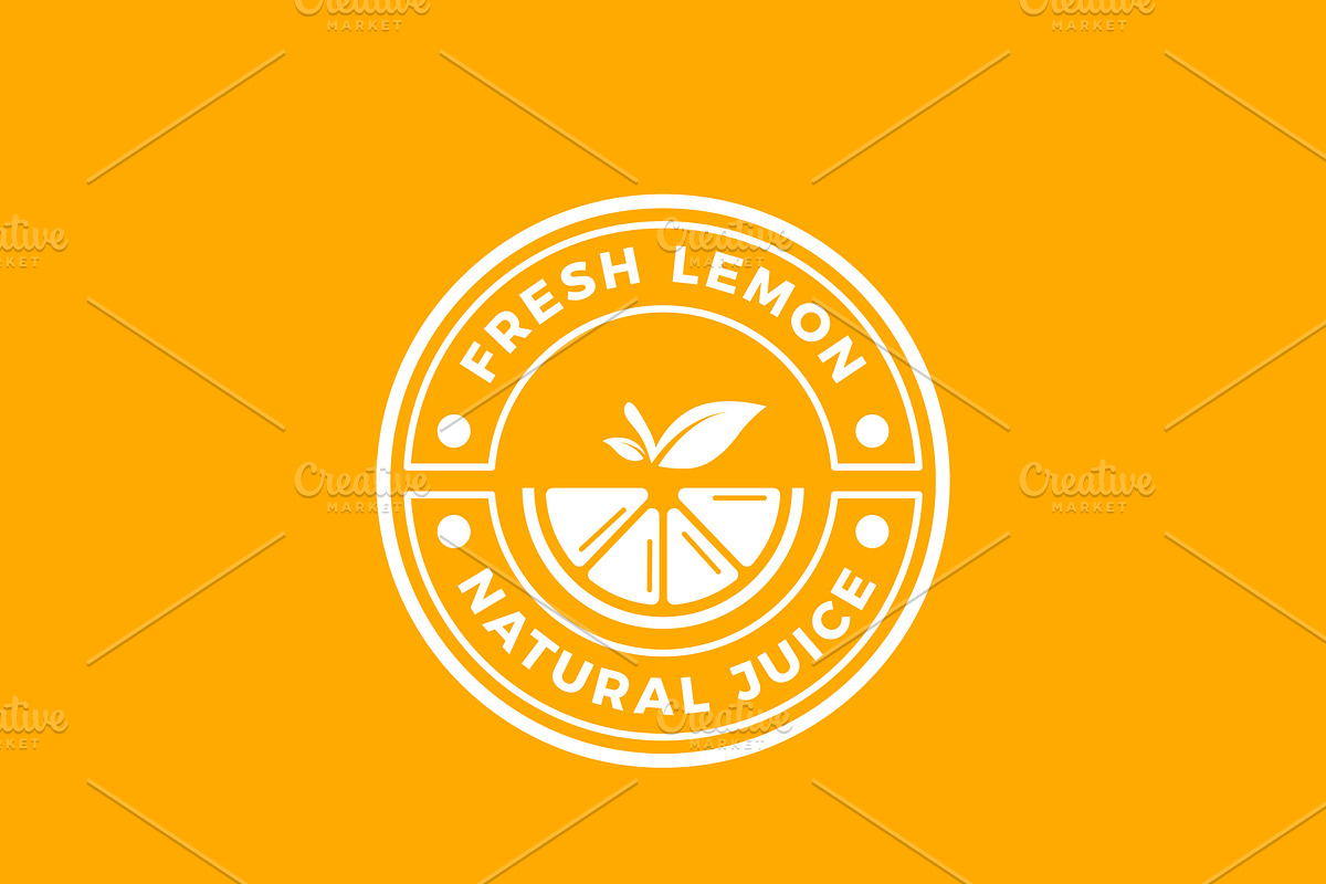 Juice Bar Lemonade Logo Design, a Branding & Logo Template by AlvinStd