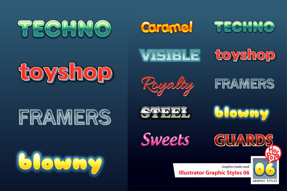 Illustrator Graphic Styles 06 preview 3