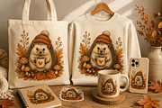 Vintage Fall Autumn Animals Clipart, an Object Graphic by Daisy Design (Thumbnail 4 of 14)