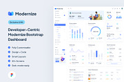 Modernize - Figma Dashboard UI Kit, an UI Kit Template by AdminMart (Thumbnail 2 of 9)