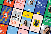 Retro Podcast Instagram Templates, a Social Media Template by Nurrehmet Studio (Thumbnail 4 of 12)