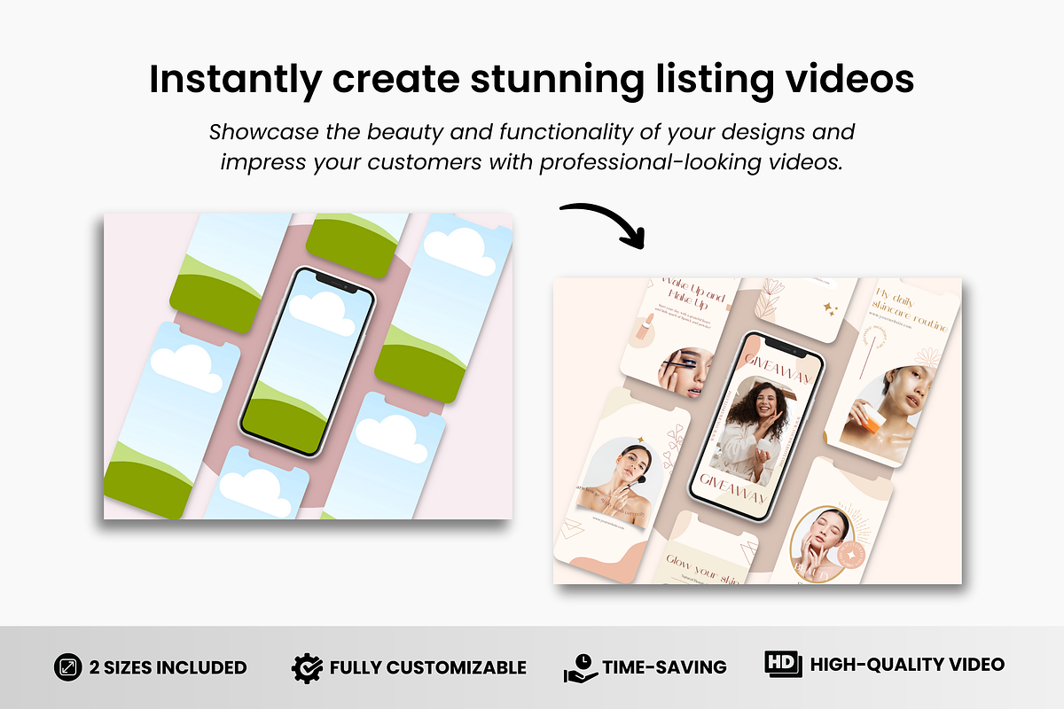 Etsy Smartphones Listing Video Canva, a Templates & Theme by DigiPax (Photo 4 of 7)