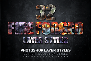 32 Fire Forged Layer Styles 2
