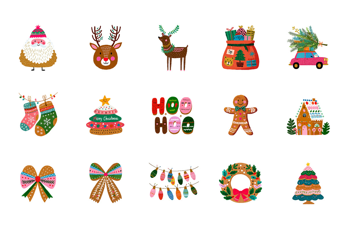 Christmas Gingerbread Cookie Clipart, an Illustration by CreationArt (Photo 4 of 5)