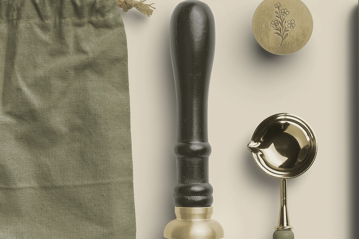 Olive Elegant Sealing Wax PNG Pack, an Object Graphic by Custom Scene (Photo 4 of 8)