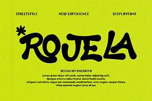 Rojela – Urban Display Font Typeface