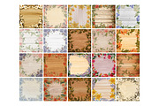 Floral Wood Digital Paper, a Texture Graphic by Digital Studio (Thumbnail 2 of 3)