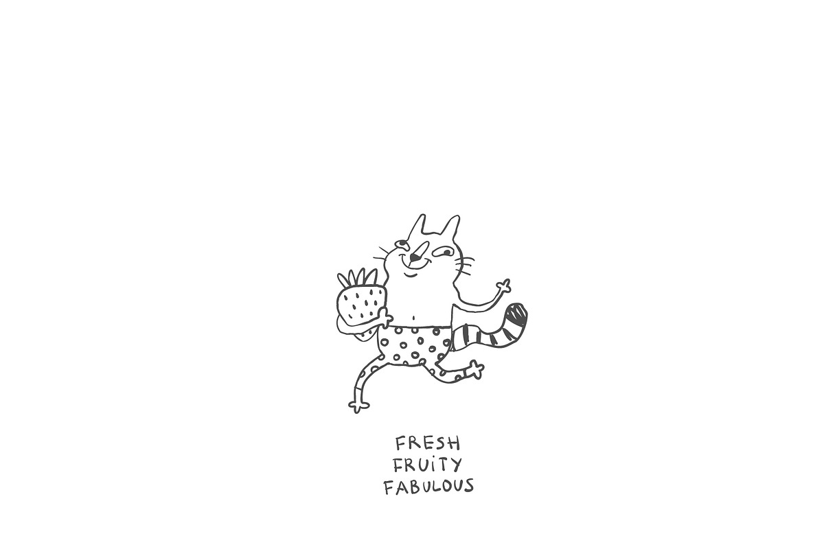 Strawberry Cats, a Graphic by Anastasiya Klempach (Photo 8 of 13)